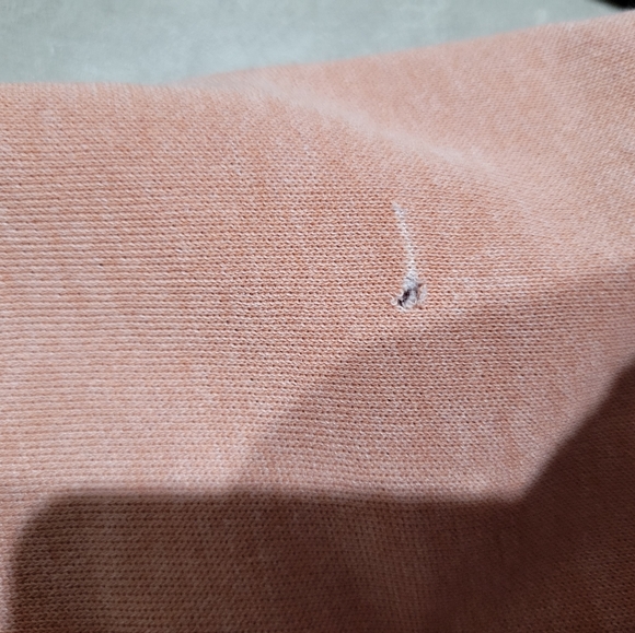 LIV Orange Snap Button Pullover Sweatshirt - Picture 3 of 3